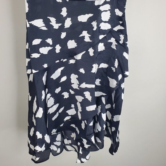 NWT Cooper St. Wildcat Wrap Mini Dress Black White Size 2 - Picture 6 of 13
